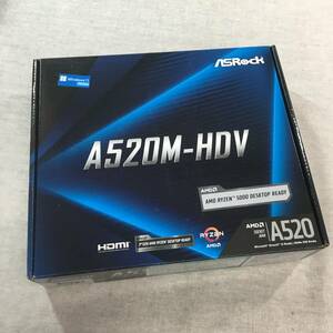 ジャンク品 ASRock AMD Ryzen 3000/4000シリーズ(Soket AM4)対応 A520チップセット搭載 Micro ATX マザーボード A520M-HDV