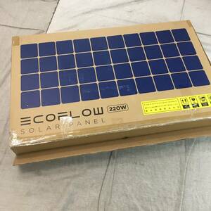 現状品 ECOFLOW エコフロー EcoFlow 220W 両面受光型 折りたたみ式ソーラーパネル SOLAR220W-JP EF-Flex-220B