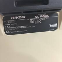 現状品 訳あり HiKOKI(ハイコーキ) 14.4/18V コードレス冷温庫 UL18DBA(WMBZ) 容量25L ポータブル冷蔵庫 車載冷蔵庫 -18℃~+60℃_画像6