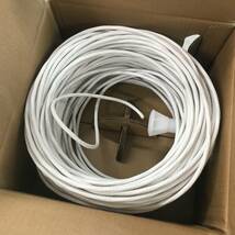 現状品 エレコム LANケーブル CAT6A CAT6A対応 コネクタ無し RoHS指令準拠 ホワイト_画像2