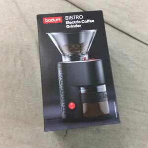 未使用 BODUM ボダム BISTRO ビストロ 電動式コーヒーグラインダー ブラック 10903-3