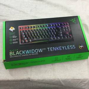 ジャンク品 Razer ゲーミングキーボード テンキーレス メカニカルキーボード BlackWidow V3 Tenkeyless RZ03-03491900-R3J1