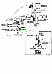 トヨタ TOYOTA MR2 AW11 インサイドハンドルベゼル 左右 BEZEL FRONT DOOR INSIDE HANDLE Genuine Toyota JDM JAPAN 新品 未使用品 即決