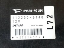 L902S ムーヴカスタム エンジンコンピューター 低走行 41149km ターボ 4AT 2WD ECU DENSO 112200-6140 ダイハツ 89560-97L04_画像4