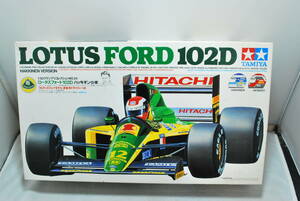 □　未開封　タミヤ　1/20　F1　ロータス　フォード　102D　ハッキネン仕様　塗装済ドライバー/エンジン付　□