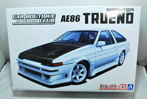 ■　希少！未開封　アオシマ　1/24　カーブティッククラブ　トヨタ　スプリンター トレノ　AE86　’85　■