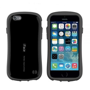 【C3B】iFace iPhone6/6sPlus (黒)スマートフォンケース