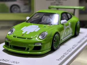 スパーク spark [Porsche Model Club] 1/43 Porsche 911 GT3 Cup 2011 × Android Robot Special Edition 068/300