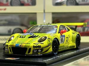 スパーク spark 1/43 Porsche 911 GT3 R n°911 - Manthey Racing - Pole Position 24h Nurburgring 2018 [SG421]