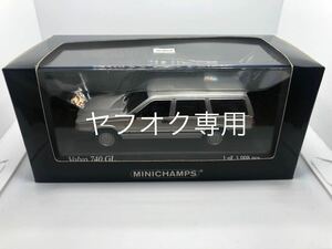 MINICHAMPS ミニチャンプス 1/43 Volvo 740 GL 1986 ボルボ シルバーメタリック ミニカー