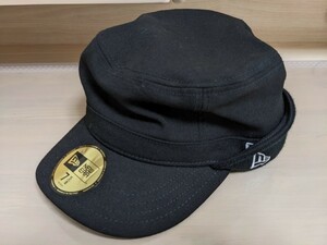 NEW ERA ワークキャップ 7 5/8 60.6cm 帽子 黒/ブラック ニューエラ