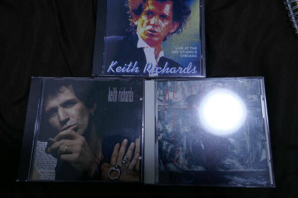 即決！送料無料！！　KEITH RICHARDS / TALK IS CHEAP　アイリーン　ABCスタジオセッション　3枚セット