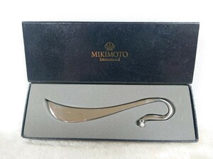 【MIKIMOTO】 ミキモト ペーパーナイフ ミキモトパール 18-8 ステンレス お箱有り