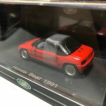 エブロ 1/43 Honda Beat 1991 ホンダ ビート '91 レッド_画像2