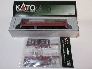 KATO カトー HOゲージ 国鉄 電気機関車 品番 1-320 EF81 一般色 & 品番 7-103-1 グレードアップパーツセット 未使用 作動&点灯確認のみ 