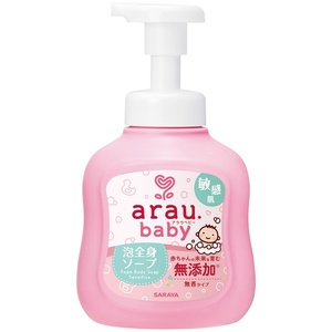 alau baby foam whole body soap sensitive .450mL