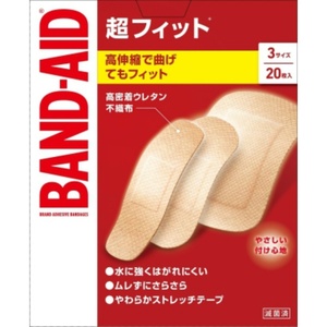  band aid super Fit 3 size 20 sheets × 72 point 