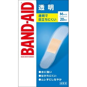  band aid transparent M size 20 sheets × 72 point 