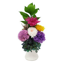 A&K 仏花シリーズ 新しい形のプリザーブドフラワー 紫苑-Shion- AKF-073_画像2