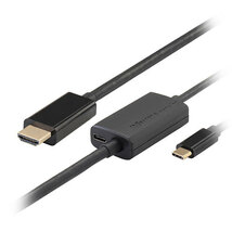 ラトックシステム USB Type-C to HDMI 変換ケーブル(PD対応・5m) RS-UCHD4K60-5M_画像2