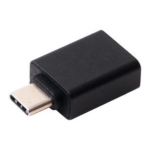 【5個セット】 ミヨシ USB3.0 USB A-USB TypeC変換アダプタ ブラック USA-ACX5