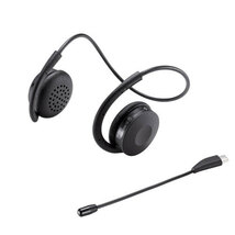 サンワサプライ Bluetoothヘッドセット(両耳・外付けマイク付き) MM-BTSH63BK_画像1