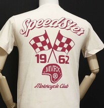 Tシャツ L 半袖 メンズ バイク 車 MVRX ブランド SpeedSter 生成り ナチュラル_画像8