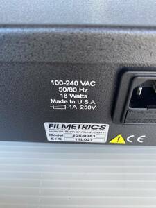 Filmetrics / フィルメトリクス / Film thickness meter / 膜厚計 / 205-0381