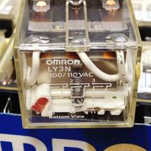 ●【AH-04123】未使用長期保管品 OMRON オムロン バイパワーリレー (10個入) LY3N 100/110VAC 【レターパックプラス・送料全国520円可】_画像2