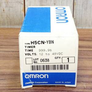 ●【AH-04130】未使用長期保管品 OMRON オムロン クォーツタイマ H5CN-YBN 【レターパックプラス・送料全国一律520円可】