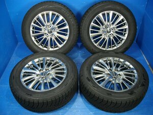 【H】トヨタ 30系 アルファード 後期 純正 ハイグロス 17インチ 6.5J +33 5H PCD114.3 BRIDGESTONE ブリザックVRX 225/60R17 2020年製