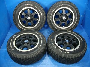 【H】MLJ EXTREME-J XJ02 16インチ 7.0J +35 5H PCD114.3 BF Goodrich All-Terrain T/A KO 215/70R16 100/97R 2015年製 おまけタイヤ付 4本