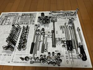 スナップオン KTC USメーカー 大量 インチ 多数 ソケットレンチ ラチェット 色々 まとめて 工具 ハンドツール