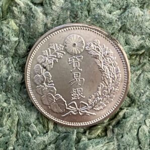 貿易銀　超美品！！ 明治8年　近代貨幣 古銭　　　0