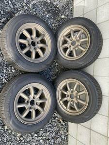 RSワタナベ　F8F 6.5J 175/65R14 4本セット バリ山　4H 100