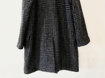 極美品 2019AW MARGARET HOWELL マーガレットハウエル ラージプリンスチェック オーバーコート チェスターコート 93,500円 カタログ掲載_画像8