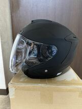 【美品】SHOEI ショウエイ Jフォース4 現行型マットブラック サイズL ジェットヘルメット _画像2