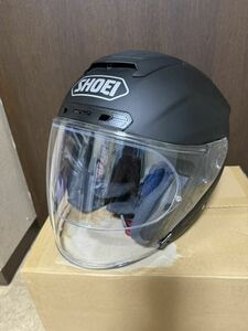 【美品】SHOEI ショウエイ Jフォース4 現行型マットブラック サイズL ジェットヘルメット 