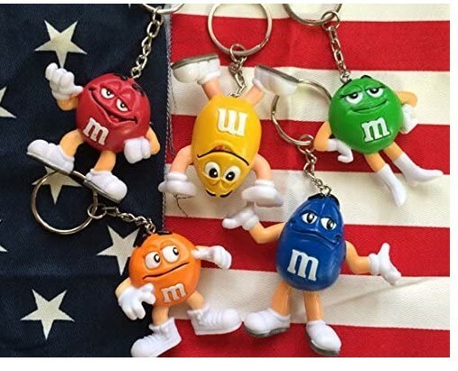 M&M'S MINI PVC キーチェーン/5P