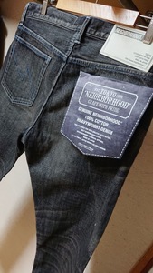 L size 未使用 WASHED DP-NARROW/14OZ-PT NEIGHBORHOOD ネイバーフッド　黒