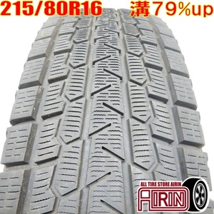 中古タイヤ 215/80r16 スタッドレスタイヤ YOKOHAMA iceGUARD G075 1本 単品 ランドクルーザー ランドクルーザープラド 中古 16インチ