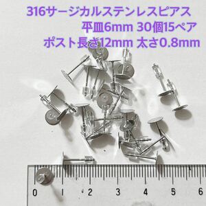 平皿 サージカル ステンレス ピアス ハンドメイド パーツ キャッチ 材料 クリア 透明 シリコン シルバー メタル カボション アクセサリー