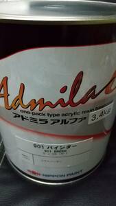日本ペイント nax アドミラ バインダー3.4kg 新品