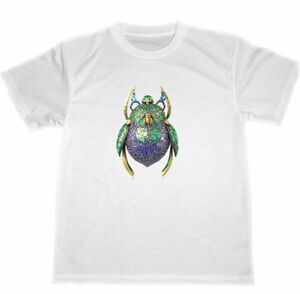 スカラベ　ドライ　Tシャツ　昆虫　甲虫　グッズ　Scarab　アクセサリー　フンコロガシ