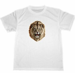 ライオン　ドライ　Tシャツ　２　アニマル　動物　イラスト　グッズ