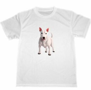 ブルテリア　ドライ　Tシャツ　犬　グッズ　ペット　bull terrier　dog dry T-shirt