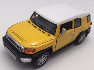 1台売り　黄色 1/36 トヨタ FJ クルーザー ミニカー TOYOTA FJ Cruiser 新品