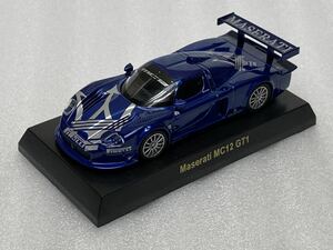 即決 KYOSHO CVS 京商 1/64 マセラティ Maserati MC12 GT1 ブルー 槍 トライデント 中古品 希少 絶版