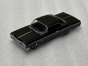 即決 グリーンライト Greenlight 1/64 シボレー インパラ 1964 CHEVROLET IMPALA ブラック ローライダー 中古品 希少 絶版