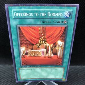 【未使用品】遊戯王 英語版 死者への供物 デュエルターミナル DT02-EN039 ②